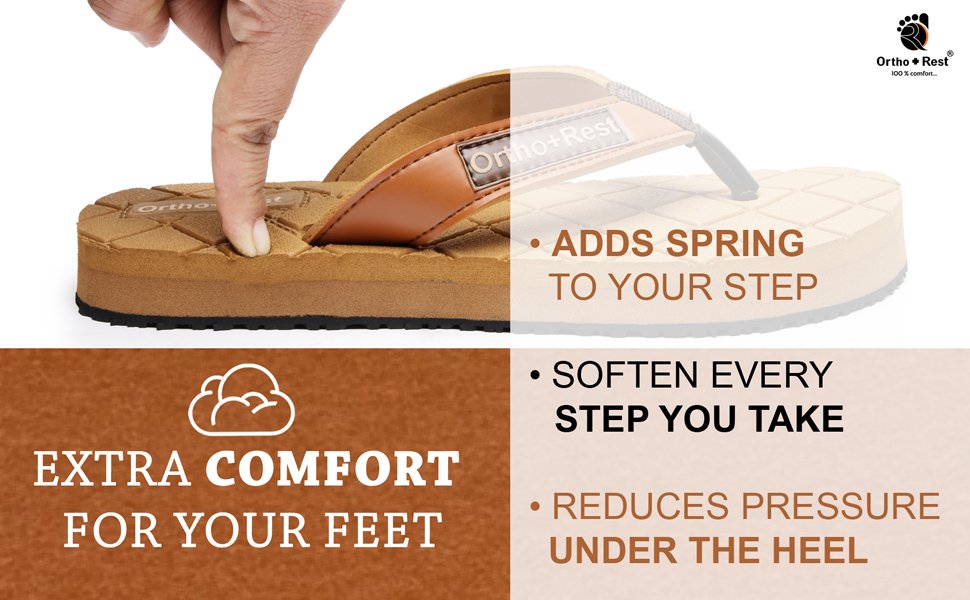 - Ortho+Rest Orthorest Slippers- Extra Comfort For Your Feet