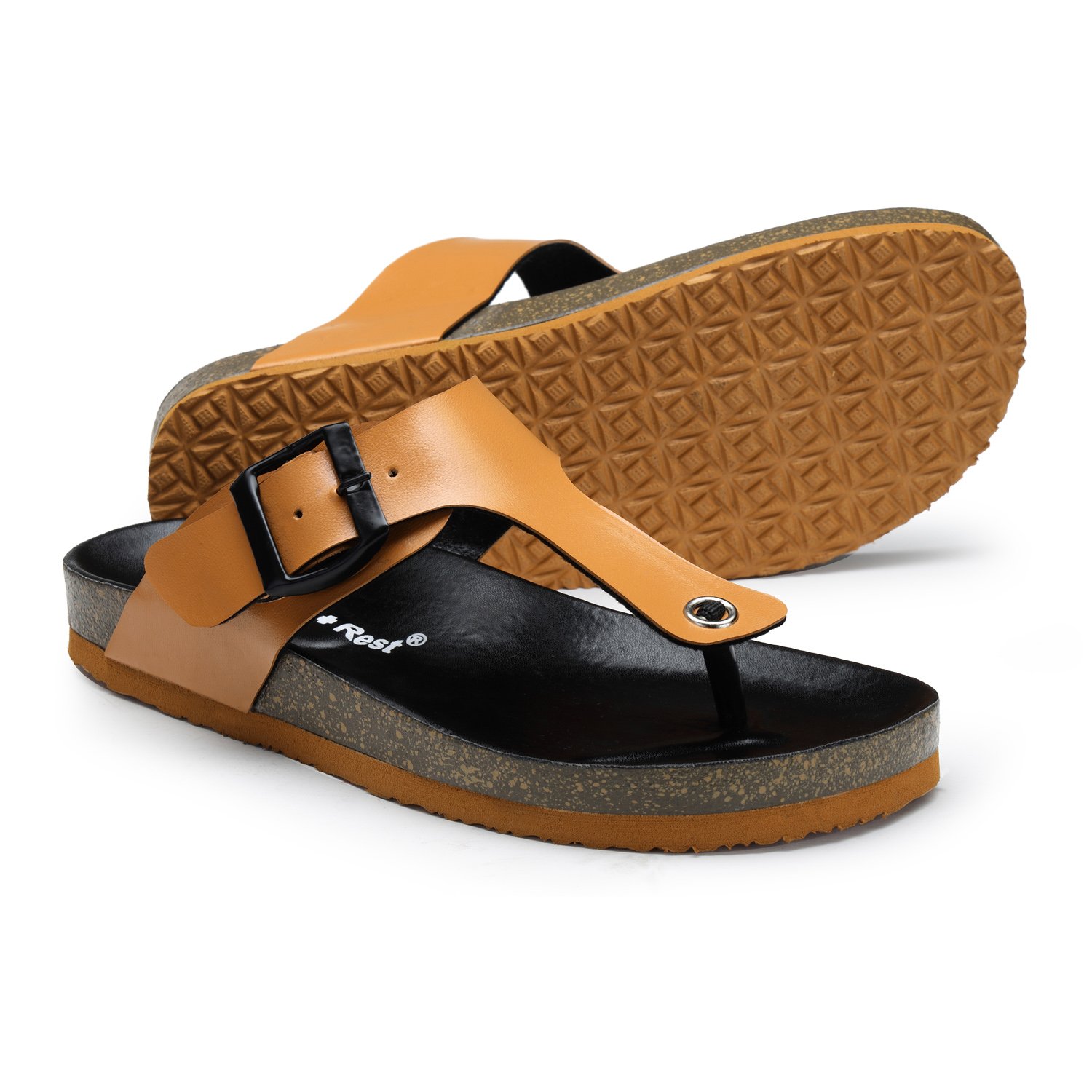Open Toe Cork Sandals Ortho+Rest